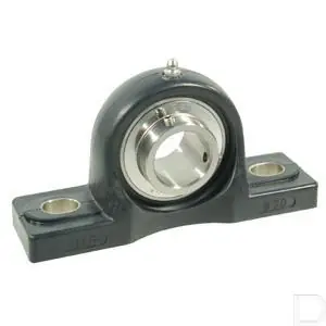 Lagerblok staand 20mm RVS Nieuwe Collectie