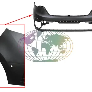 Voorbumper primer+ dode hoek gaten. Renault Trafic 11/21-12/23 Laatste Kans