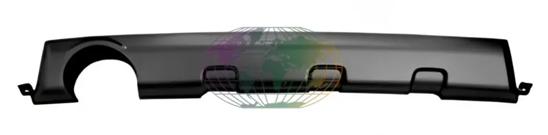 Achterbumperafdekplaat onder stepway (suv) Dacia Sandero 05/08-08/12 Modern