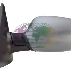 Direct Beschikbaar Buitenspiegel el.verst.verwarmb.+primer (links) Renault Megane I 10/95-10/99