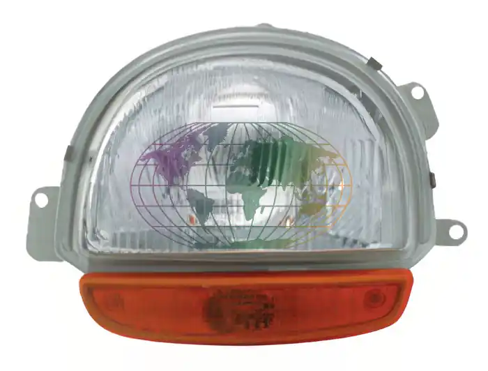 Weekendaanbieding Unit depo h4 " e " met clignoteur (links) Renault Twingo 03/93-09/98