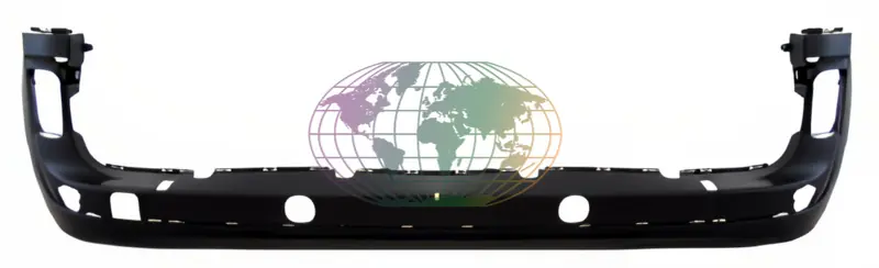 Achterbumper zwart/glad Renault Kangoo Family/Express 11/08-05/13 Laatste Versie