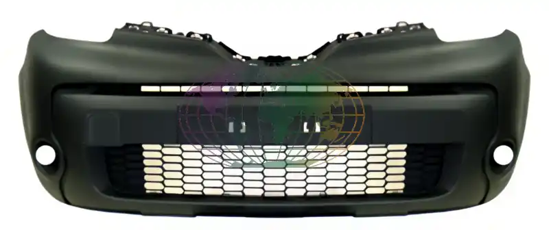 Voorbumper zwart mistlampgaten Renault Kangoo 06/13-10/21 Bestseller