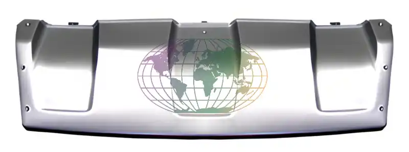 Voorbumper afdekplaat onder zilver Dacia Duster 11/13-12/17 Koopje