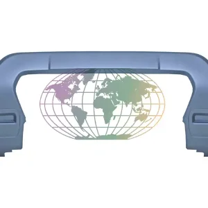 Voorbumper middendeel zilver boven Dacia Duster 09/21-02/24 Groothandel