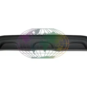Achterbumperspoiler zwart/generfd Renault Captur 04/17-10/19 Limited Edition