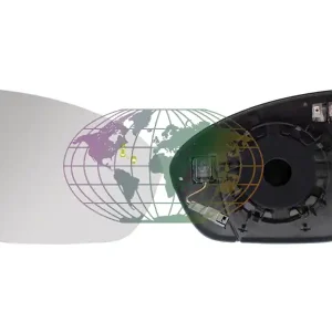 Wereldwijde Verzending Spiegelglas verwarmbaar blis+montagepl. (rechts) Renault Megane Iv 03/16-07/20
