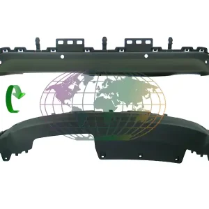 Achterbumperspoiler zwart/generfd+4 pdc gaten Renault Megane Iv 03/16-07/20 Koop Online