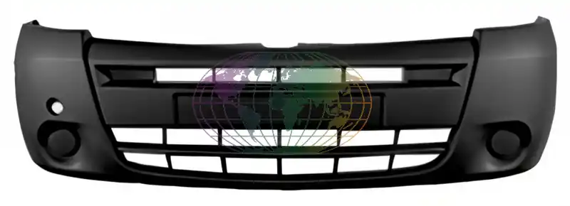 Voorbumper zwart -08/06 Renault Master 10/03-01/10 Modern