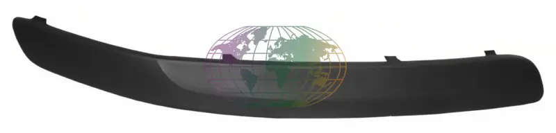 Voorbumperlijst zwart 12/04- (rechts) Skoda Fabia 12/99-03/07 Laatste Versie