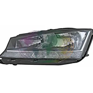 Voordeelprijs Unit tyc "e" h7+h7+led elektr.verstelb.+motor (links) Skoda Fabia 08/18-06/21