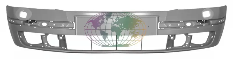 Voorbumper primer+kopl.wissergaten Skoda Octavia 07/04-01/09 Hoge Kwaliteit