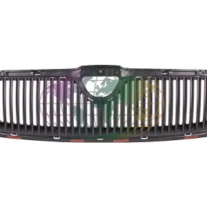 Wereldwijde Verzending Grille zwart (zonder chromen lijst) Skoda Octavia 07/04-01/09
