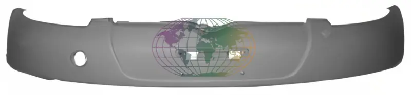 Voorbumper boven (geen verso) grijs Toyota Yaris 04/99-02/03 Uitverkoop