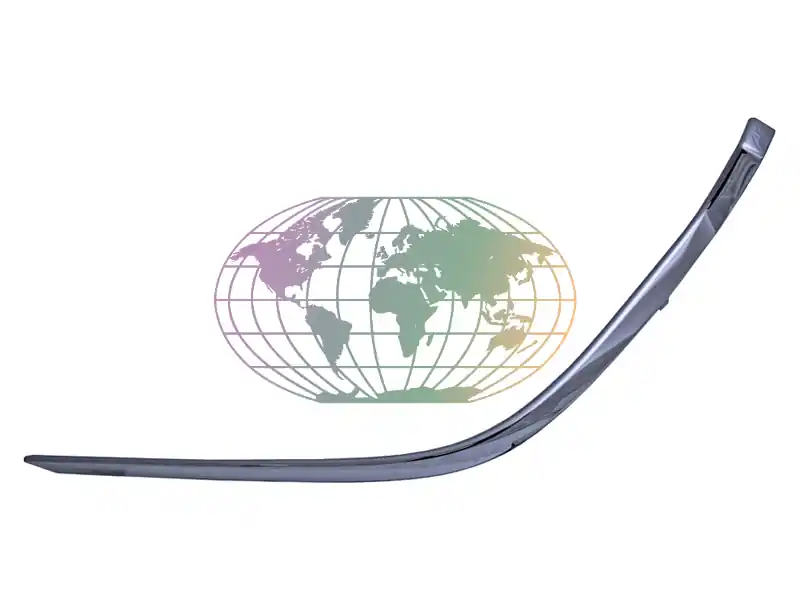 Voorbumpersierlijst chroom (rechts) Toyota Yaris 09/14-04/17 Rechtstreeks Van De Fabrikant