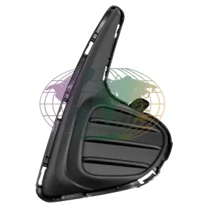 Zijgrille in voorbumper mat zwart (rechts) Toyota Yaris Hybride 04/17-07/20 Gratis Retour