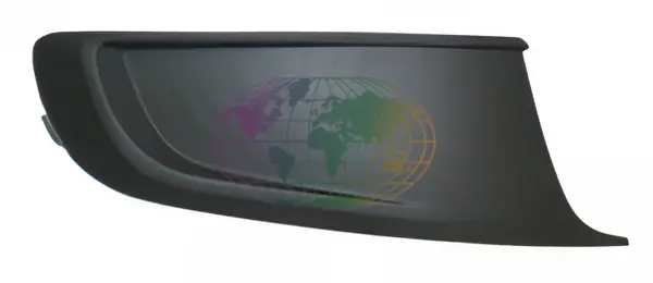 Zijgrille in voorbumper (rechts) Volkswagen Touran 08/10-06/15 Premium