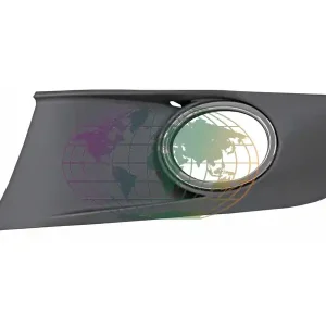 Zijgrille in voorbumper zwart/chroom+mistl.g. (links) Volkswagen Touran 08/10-06/15 Bestseller