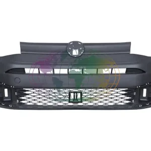 Voorbumper zwart+mistlampgaten Volkswagen Caddy 10/20- Exclusieve Aanbieding