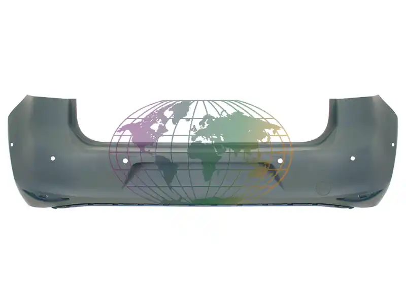 Voordeelprijs Achterbumper primer 4 pdc+2 park assist. gaten 3/5d. Volkswagen Golf 7 11/12-02/17