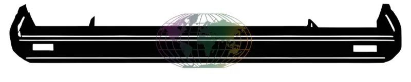 Voorbumper polyester zwart Volkswagen Golf 1 10/79-09/83 Groothandel