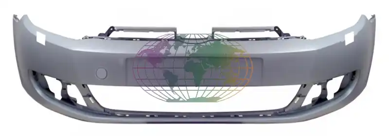 Voorbumper primer+koplampwissergaten Volkswagen Golf 6 11/08-10/12 Fabrieksprijs