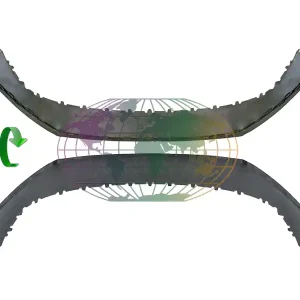 Voorbumperspoiler zwart Volkswagen Golf 6 11/08-10/12 Gratis Retour