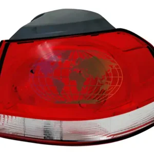 Achterlicht buiten hatchback (rechts) Volkswagen Golf 6 11/08-10/12 Wereldwijde Verzending