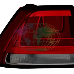 Achterlicht buiten 3/5d. smokey (links) Volkswagen Golf 7 11/12-02/17 Exclusief