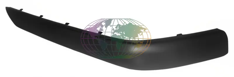 Achterbumperstrip zwart generfd (links) Volkswagen Passat B5 10/96-10/00 Hoge Kwaliteit