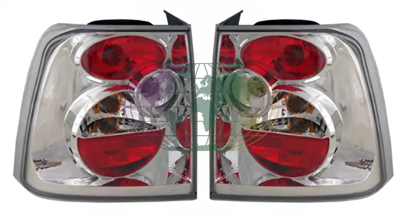 Voordeelprijs Set achterlichten depo chroom r+l 98- Volkswagen Passat B5 10/96-10/00