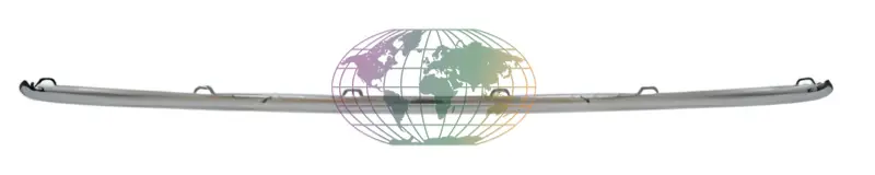 Achterbumperlijst midden/chroom variant Volkswagen Passat 11/10-10/14 Laatste Versie