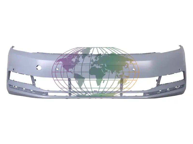 Voorbumper primer mistl. 4 pdc+2 pa gaten Volkswagen Touran 07/15-05/20 Finale Uitverkoop