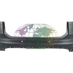 Achterbumper primer 4 pdc+2 park assist. gaten Volkswagen Touran 07/15-05/20 Rechtstreeks Van De Fabrikant