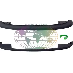 Voorbumperspoiler zwart Volkswagen Polo 3 Type 6N2 10/99-11/01 Gecertificeerd
