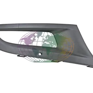 Zijgrille in voorbumper met mistl.gat (rechts) Volkswagen Polo 5 Type 6R 06/09-04/14 Gratis Verzending