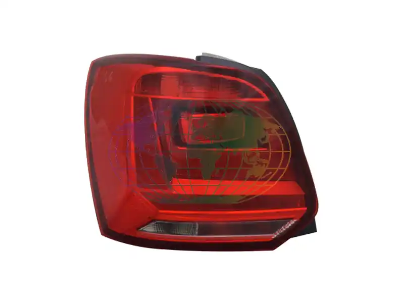 Achterlicht (met helder rode zijkant) (links) Volkswagen Polo 5 Type 6C 05/14-09/17 Gratis Retour