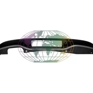 Achterbumperspoiler zwart/generfd Volkswagen Polo 6 Type Aw1 10/17-07/21 Fabrieksprijs