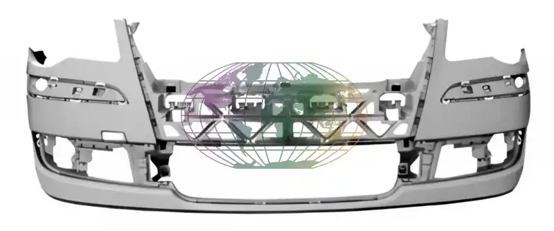 Voorbumper primer mistlampgaten Volkswagen Touran 04/07-07/10 Handgemaakt