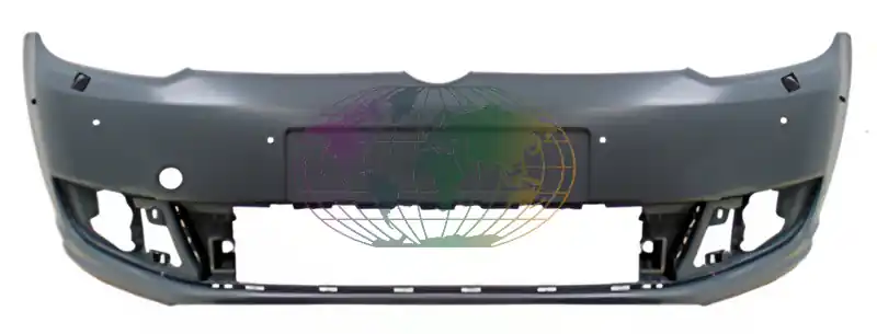 Voorbumper primer kopl.wissergaten 6 gaten pdc+pa Volkswagen Touran 08/10-06/15 Topkwaliteit