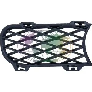 Aanbieding Zijgrille (onder/buiten) in voorbumper+mistl.gat (links) Volkswagen Touareg 12/02-02/07