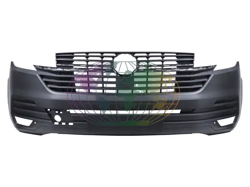 Voorbumper zwart+snijtekens pdc gaten multivan Volkswagen Transporter T6.1/Carav./Multivan 11/19-09/24 Tijdelijk Beschikbaar