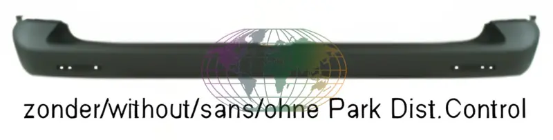 Achterbumper t5 -05/12 Volkswagen Transporter T5/Carav./Multivan 11/09-05/15 Express Levering