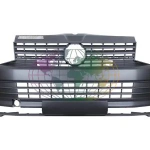 Voorbumper zwart mistlampgaten Volkswagen Transporter T6/Carav./Multivan 06/15-10/19 Alleen Vandaag
