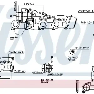 Actieprijs Turbolader Nissens 93127